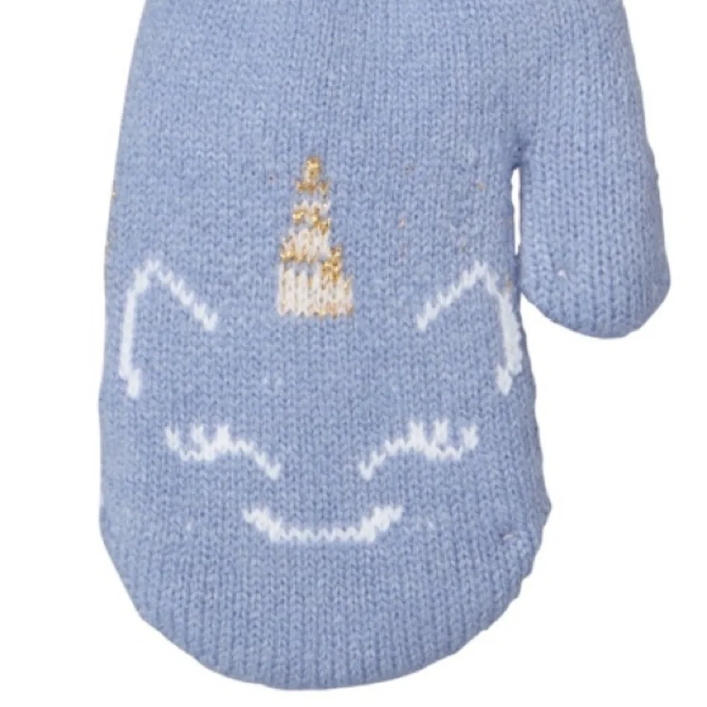 NWT Northeast Outfitters Youth Cozy Cabin Purple Unicorn Mittens